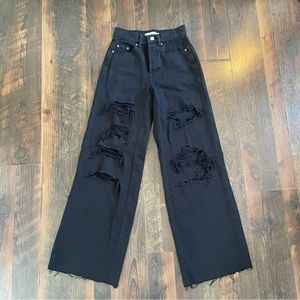 PacSun High Waisted Ripped Jeans